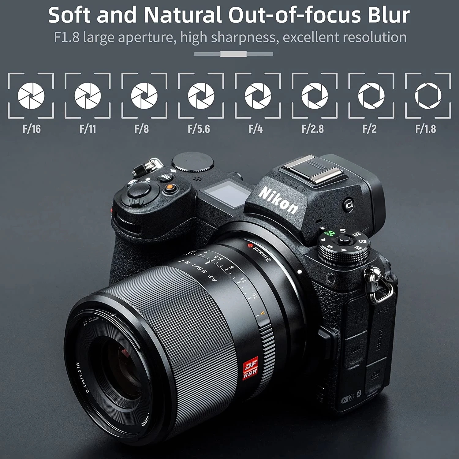 Nikon Camera Z50 - VILTROX AF 35mm F1.8 ニコンZレンズ フルサイズ