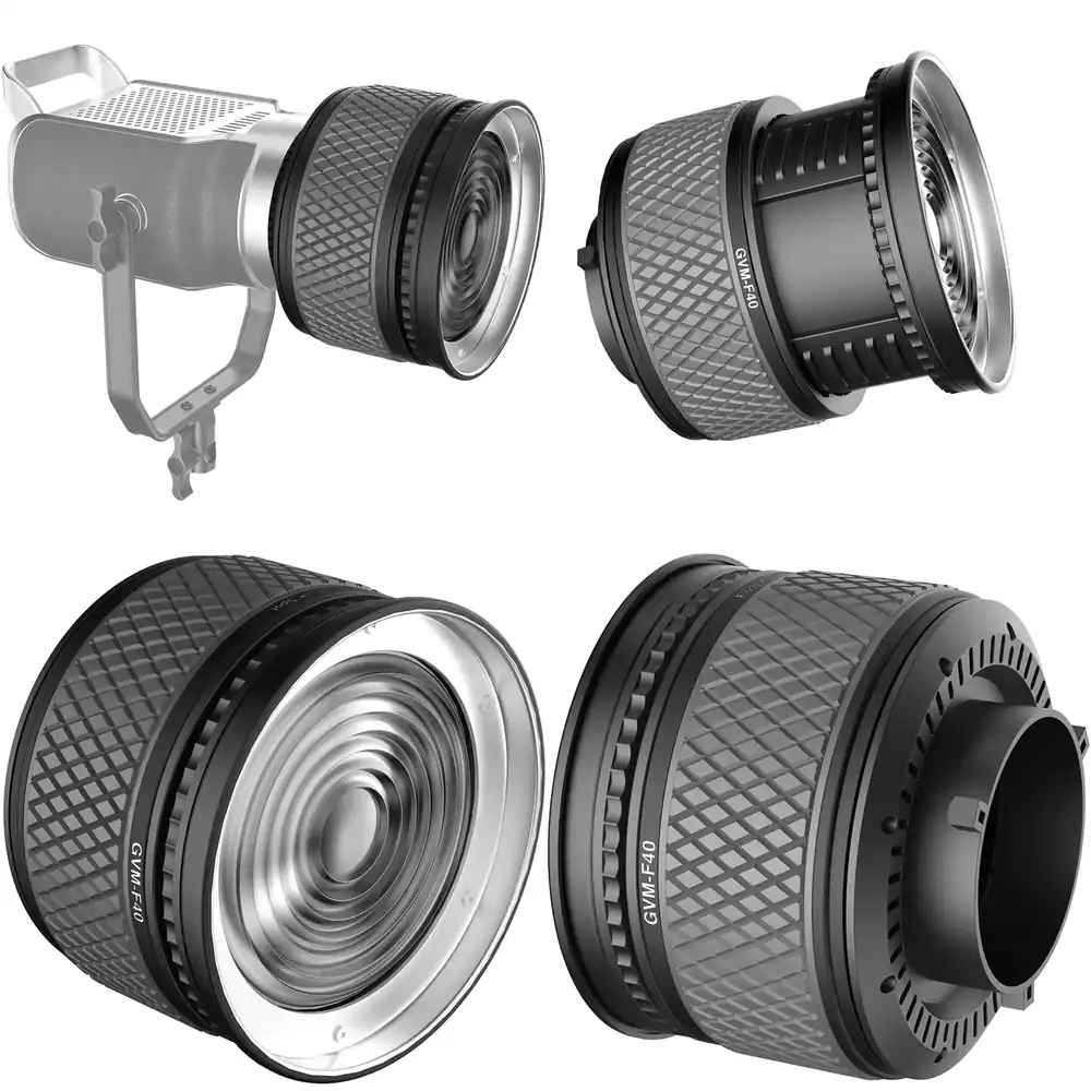 GVM公式F40フレネルレンズ（ボーエンズマウント付き）、C - Photography Lighting Design のレビューと価格