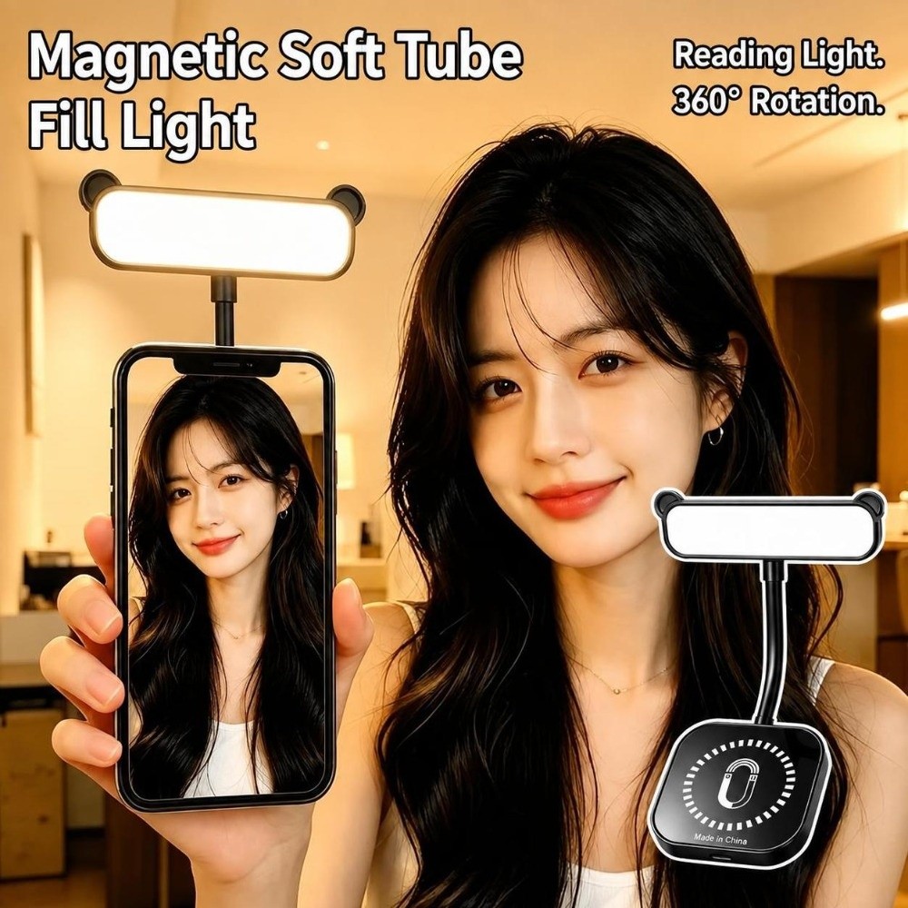 3色モード搭載、回転可能なデザイン、磁石で固定できる、自撮り - Photography Lighting Design のレビューと価格