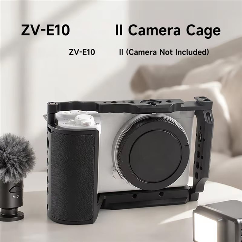 B03B：ソニーZV-E10 II用カメラケージ、保護ビデオ - Sony Camera Zv-E10 のレビューと価格