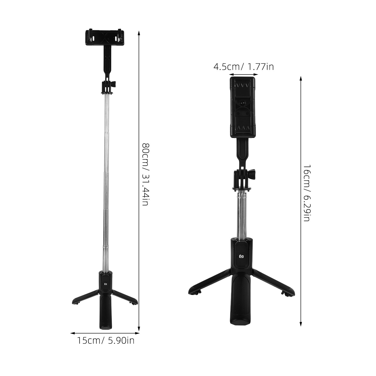 スマートフォン用のワイヤレスセルフィースティック三脚。リモコ - Photography Lighting Design のレビューと価格