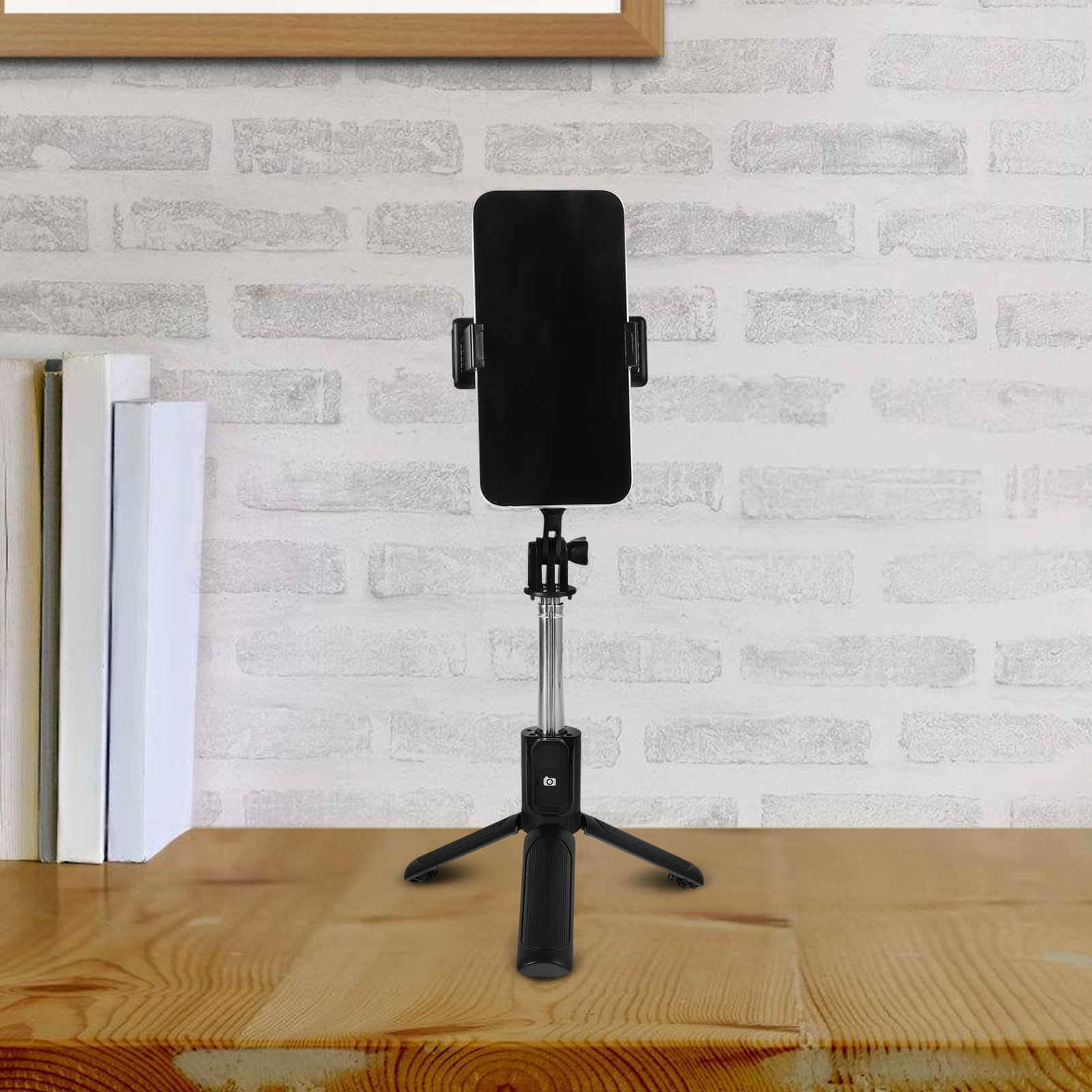 スマートフォン用のワイヤレスセルフィースティック三脚。リモコ - Photography Lighting Design のレビューと価格