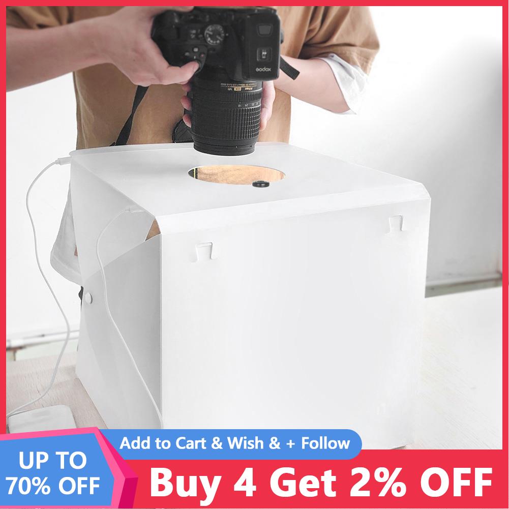 ミニ折りたたみ式スタジオ拡散ソフトライトボックス 24.5x - Photography Lighting And Background のレビューと価格