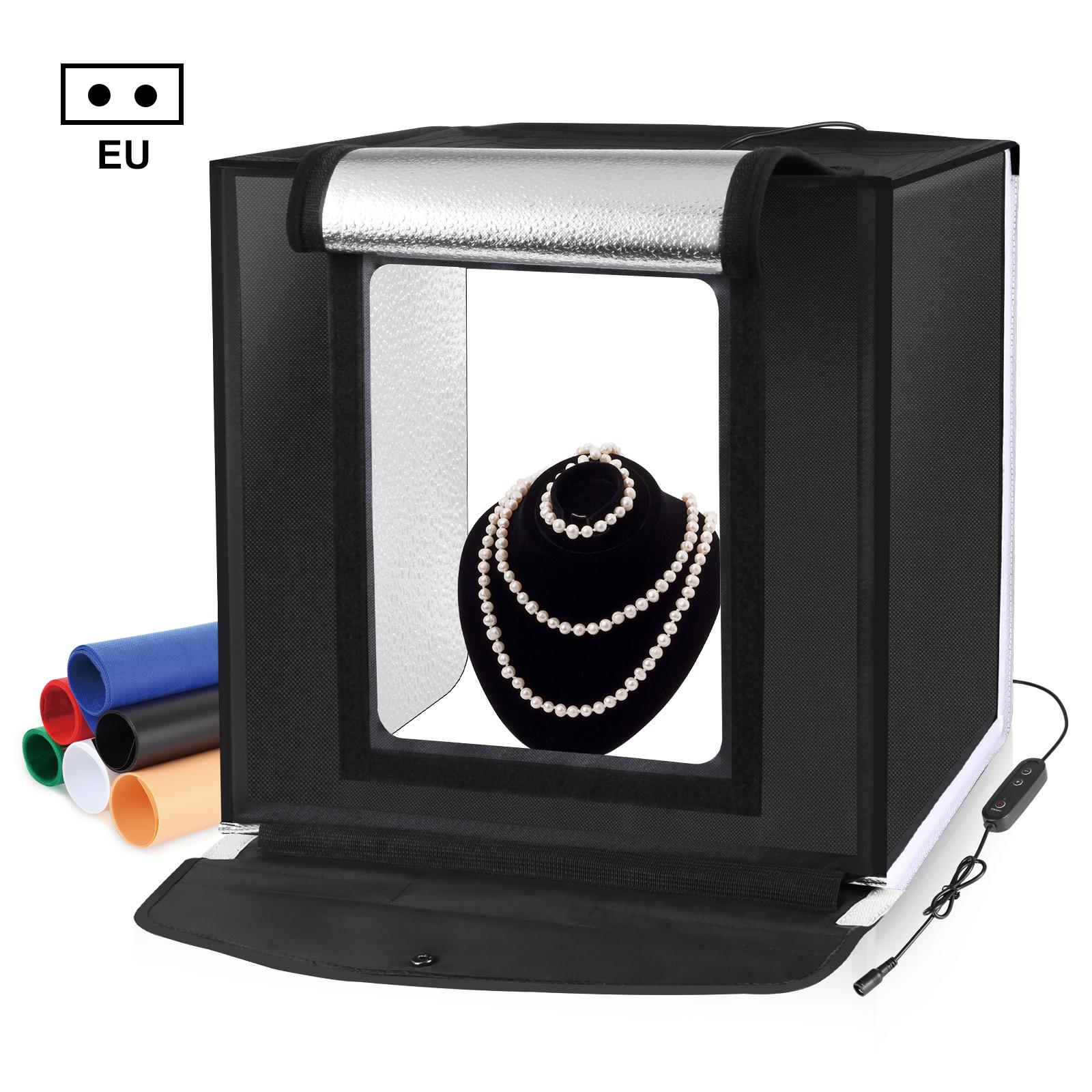 Puluz-写真スタジオ用LEDライトボックス,卓上撮影テン - Photography Lighting And Backdrop Kits のレビューと価格