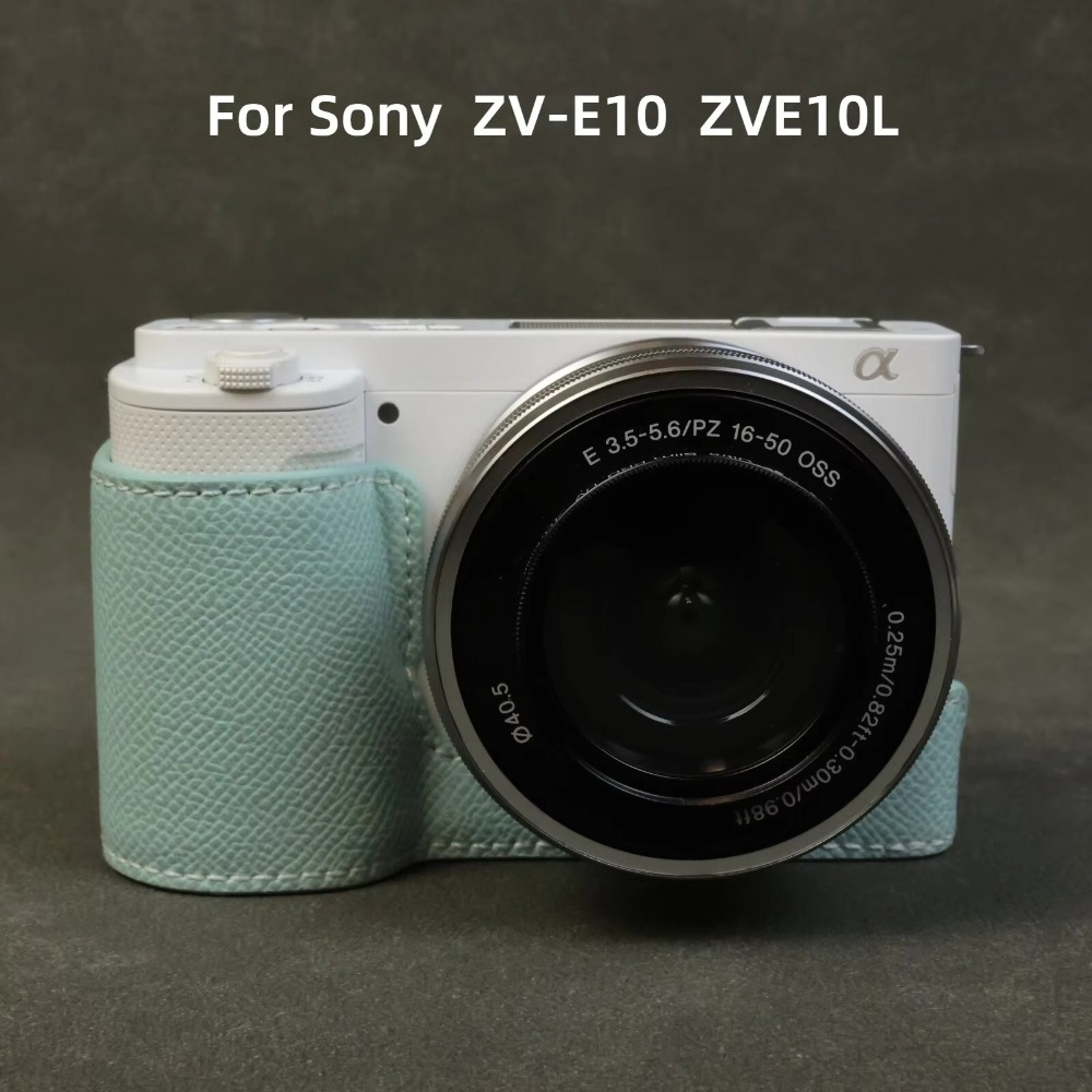 ソニーZV-E10 VLOGカメラ用レザー保護ケース。落下防 - Sony Camera Zv-E10 のレビューと価格