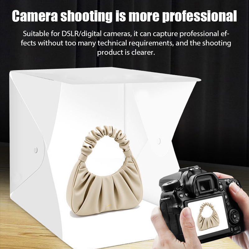 ライトボックス ミニフォトスタジオボックス 23*22*24 - Photography Lighting And Backdrop Kits のレビューと価格