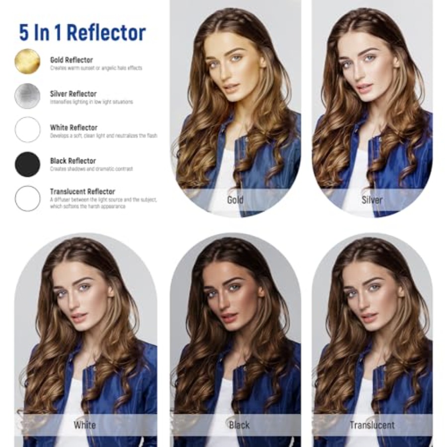 51 インチ/130 センチメートル ライト リフレクター  - Reflector Disc Silver のレビューと価格