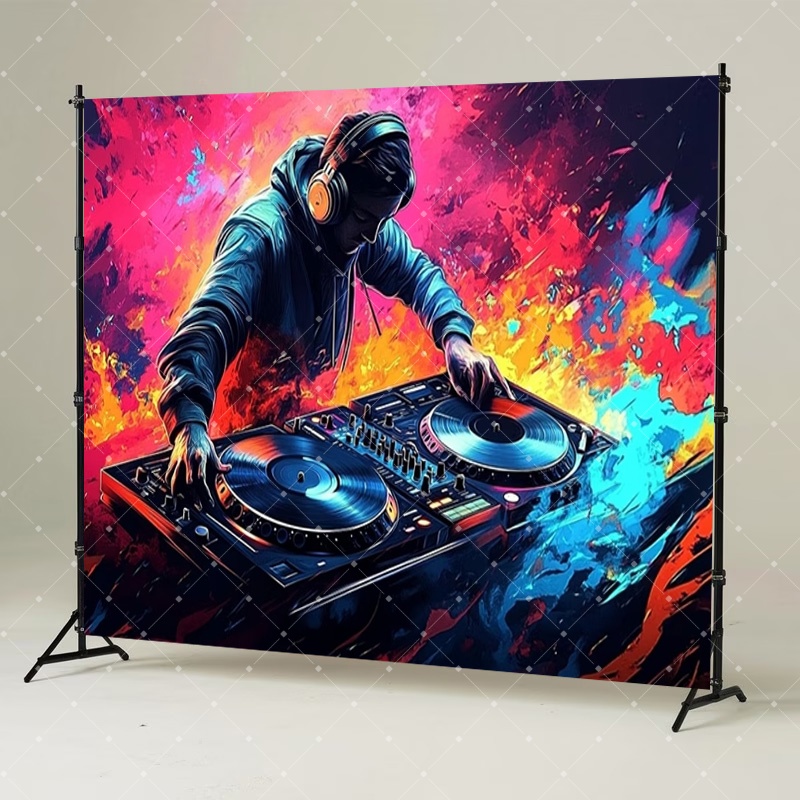 ヒップホップ音楽DJパーティー装飾スカルブラックライトネオン - Photography Lighting And Background のレビューと価格