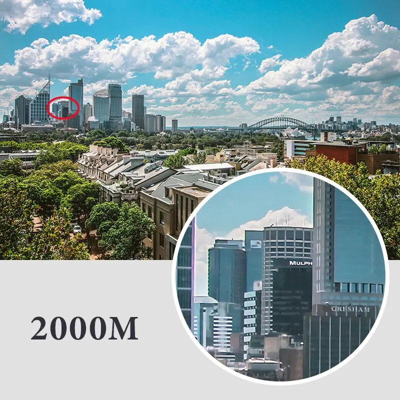 高精細双眼鏡 2000m長距離ポケット望遠鏡 低照度暗視光学 - Lighting In Photography Definition のレビューと価格
