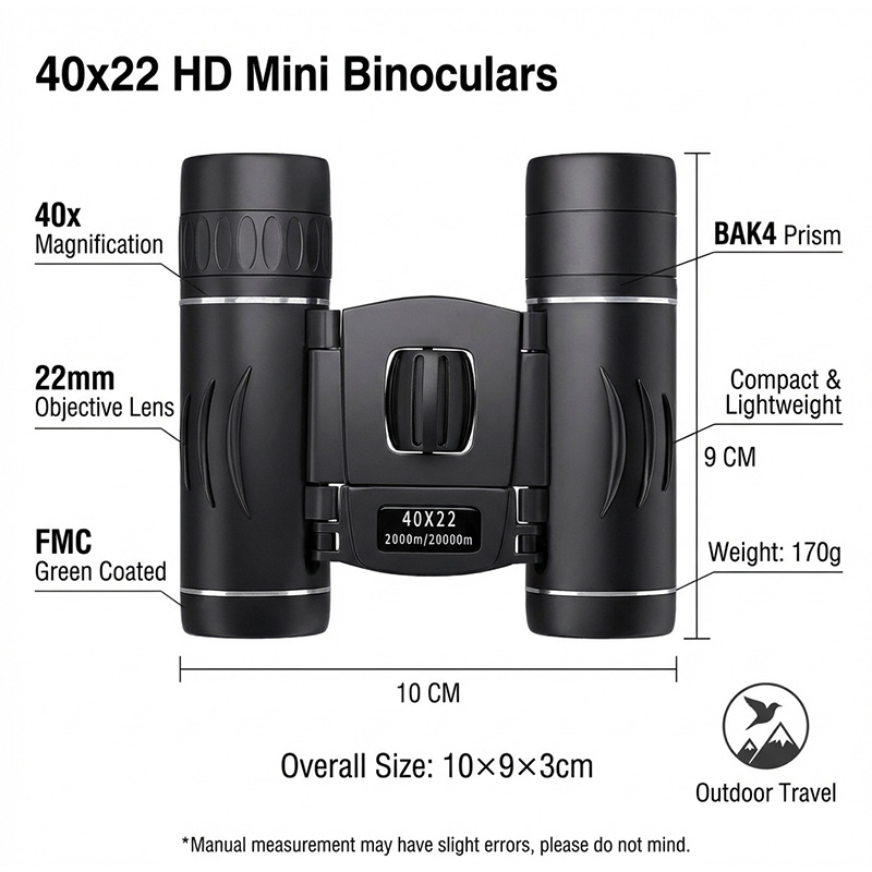高精細双眼鏡 2000m長距離ポケット望遠鏡 低照度暗視光学 - Lighting In Photography Definition のレビューと価格