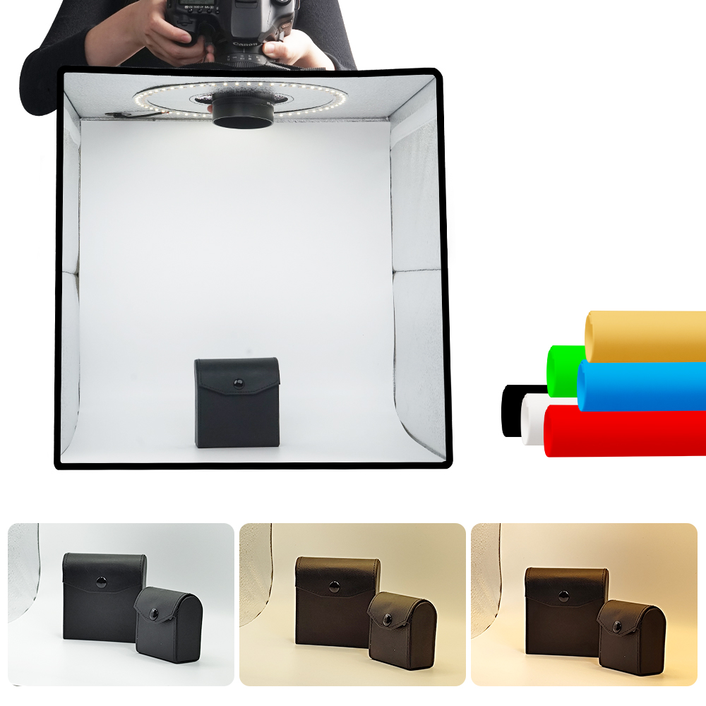 ライトダウ調光可能フォトボックスLEDライトルームフォトスタ - Photography Lighting And Backdrop Kits のレビューと価格