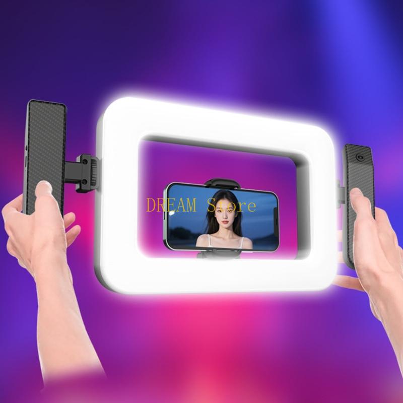ハンドヘルドポータブルライト 360 ライト調整可能な明るさ - Photography Lighting Design のレビューと価格