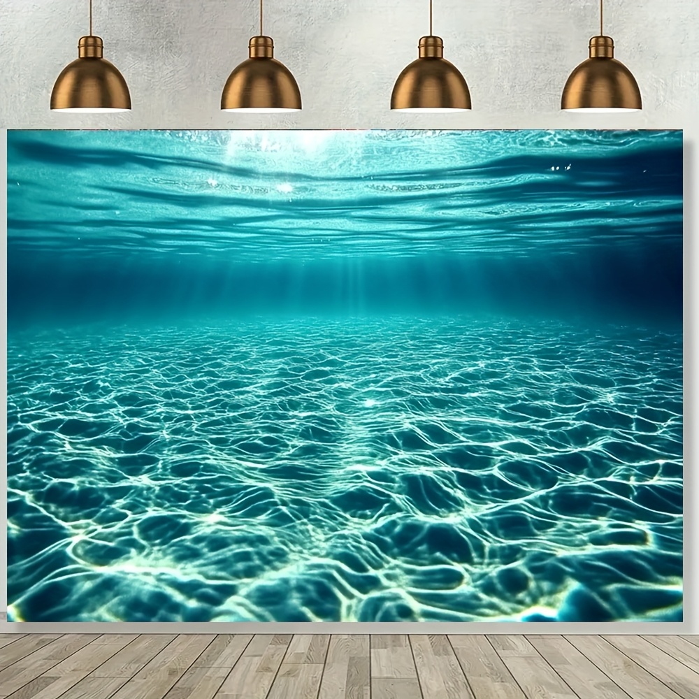 1 個、100% ポリエステル繊維水族館の背景、ライトグリー - Photography Lighting Design のレビューと価格
